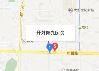 开封阳光医院路线图